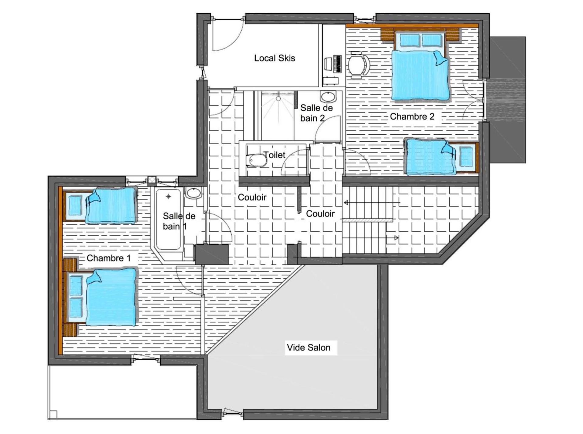 Chalet Rouge Ou Blanc Villard-Reculas Экстерьер фото