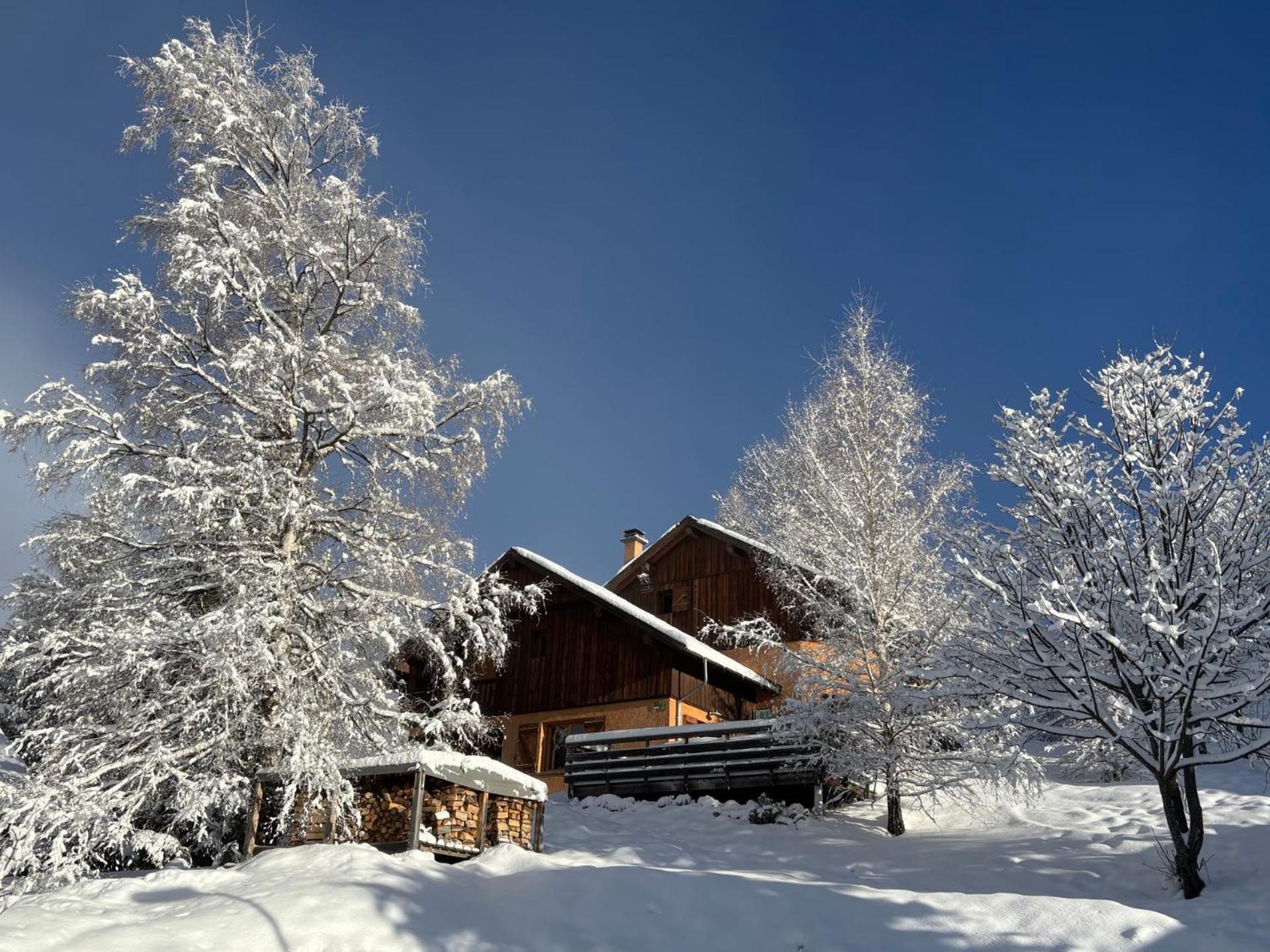 Chalet Rouge Ou Blanc Villard-Reculas Экстерьер фото