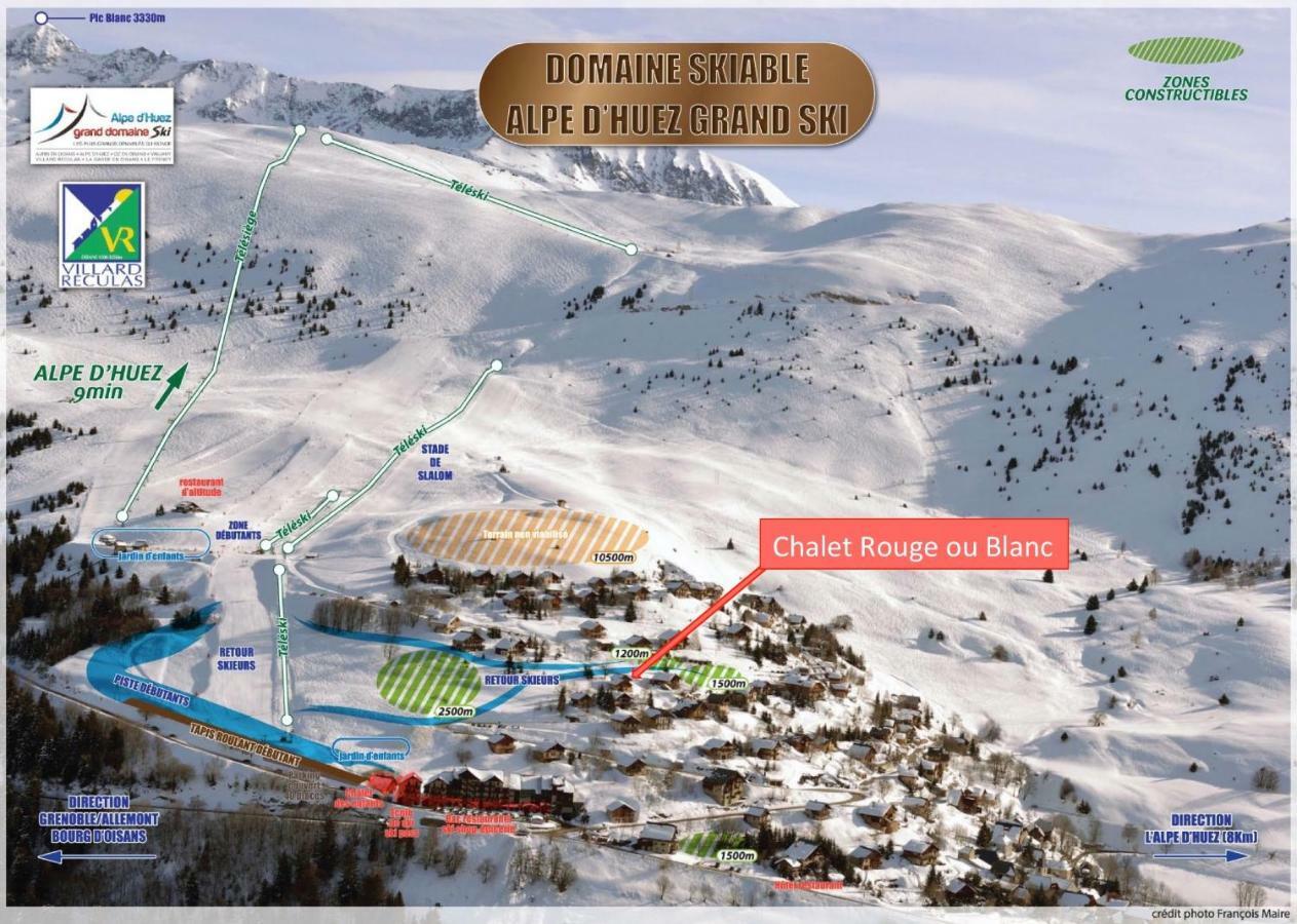Chalet Rouge Ou Blanc Villard-Reculas Экстерьер фото